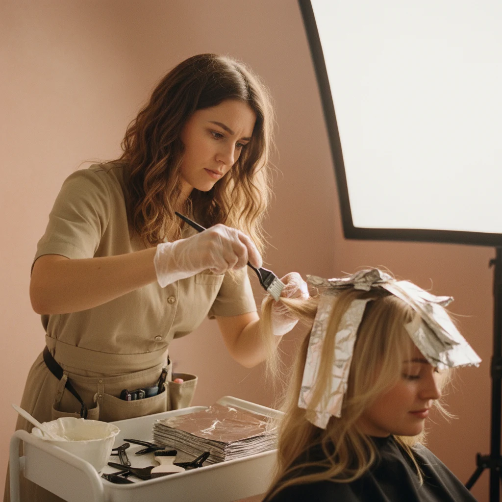 Coupe courte texturée, mouvement et légèreté.
